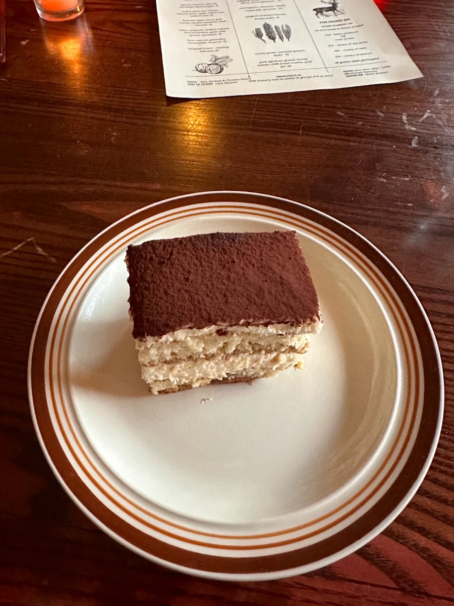 Tiramisu, Primal