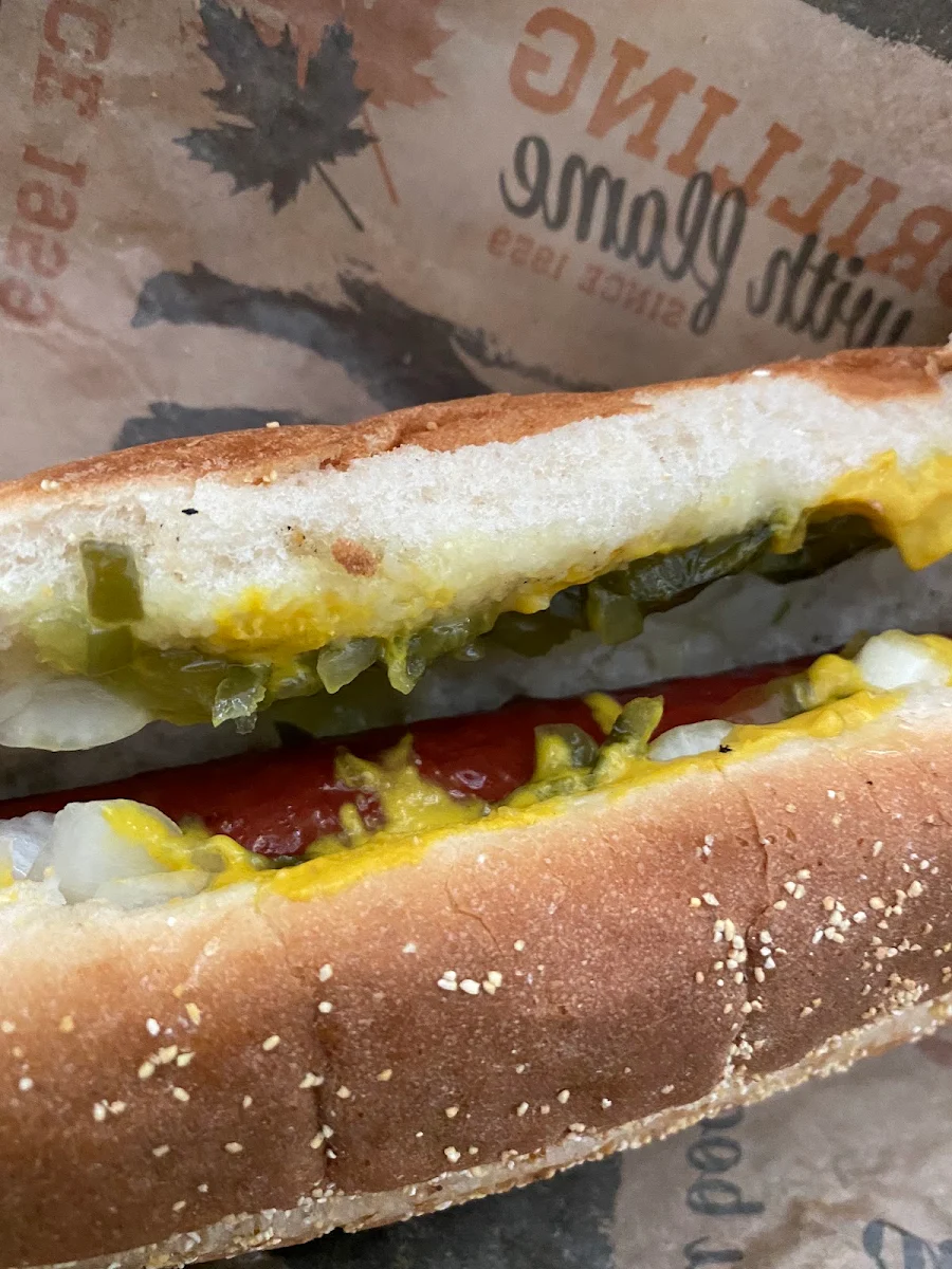 Grilled Hot Dog