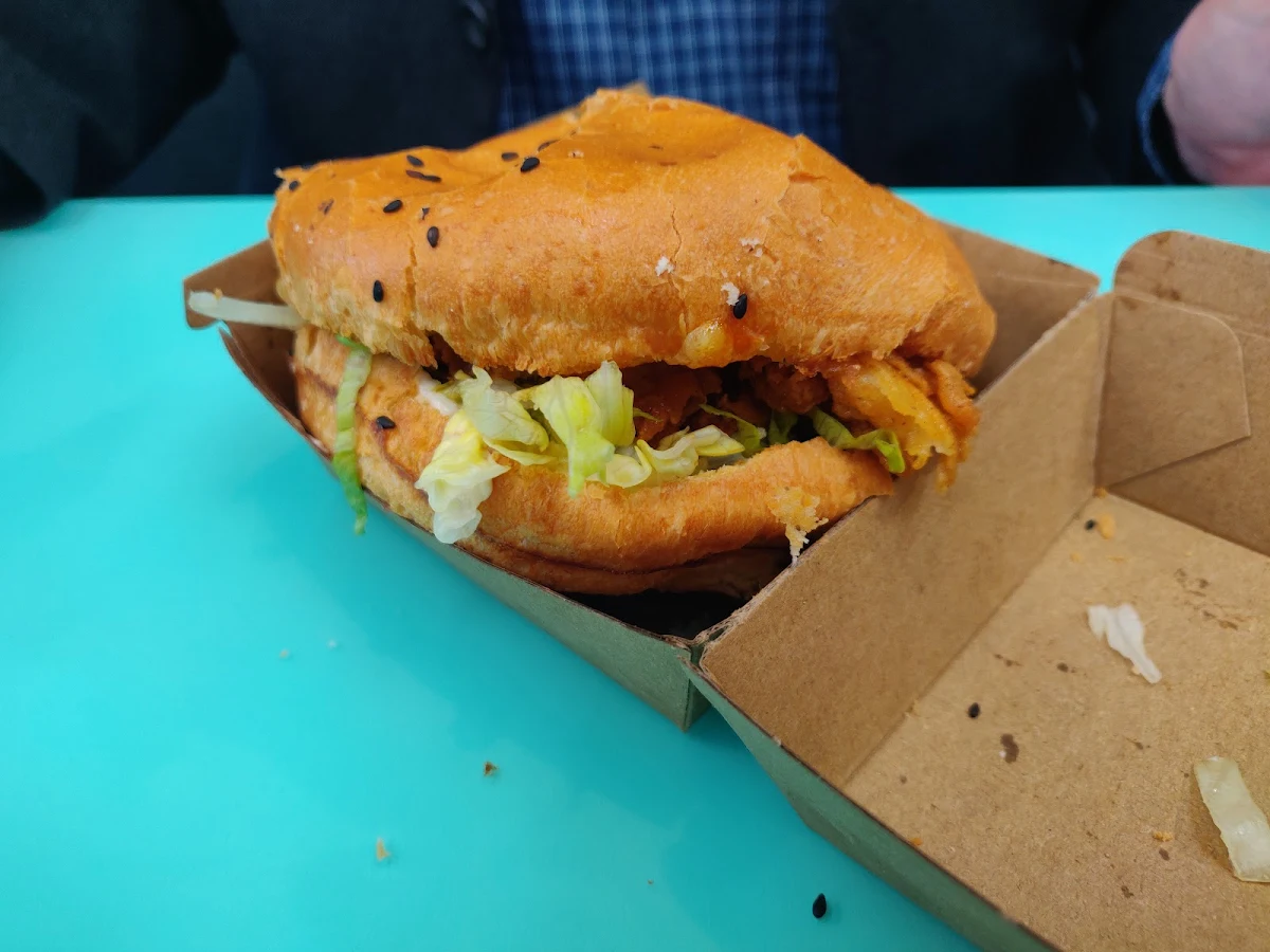 Chicken Burger and Fries, Harrys Schnitzel Joint Marketown