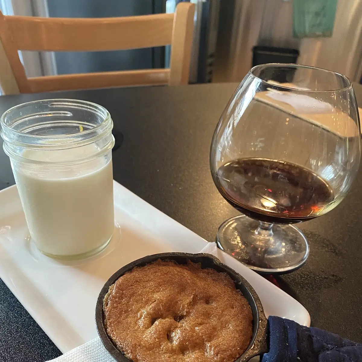 Chocolate Chip Cookie and Milk