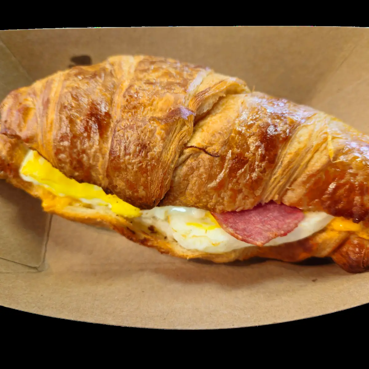 Ham and Cheddar Cheese Croissant