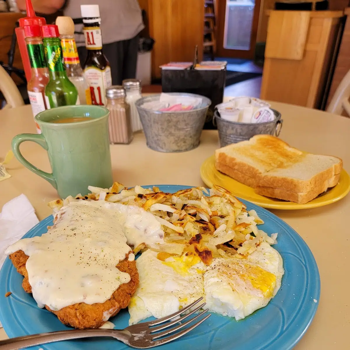 Chicken Fried Steak and Eggs