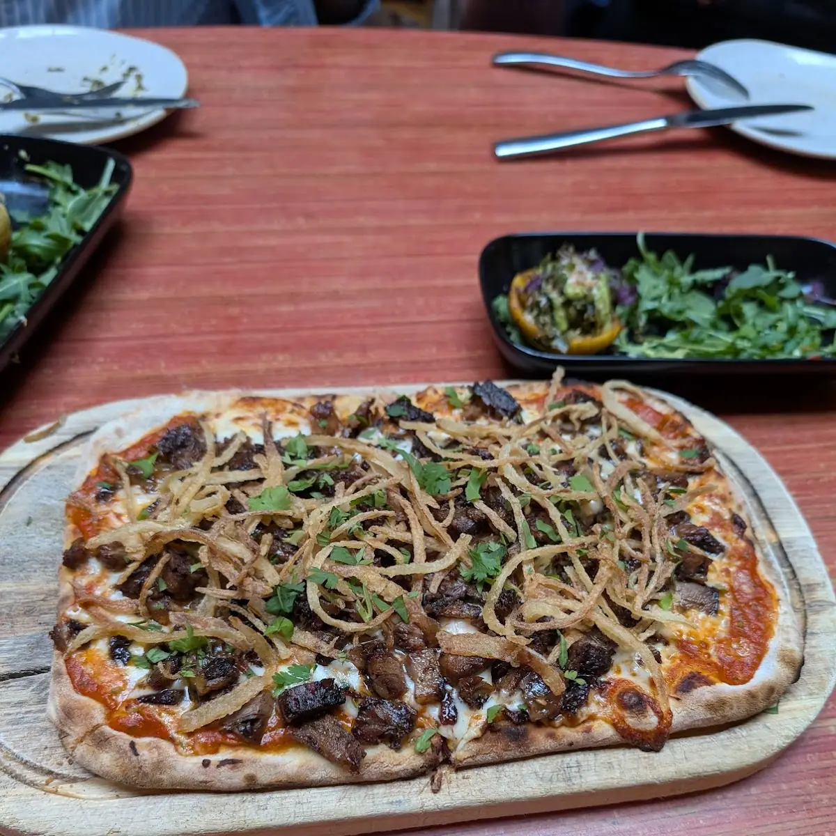 Oxtail Flatbread Pizza