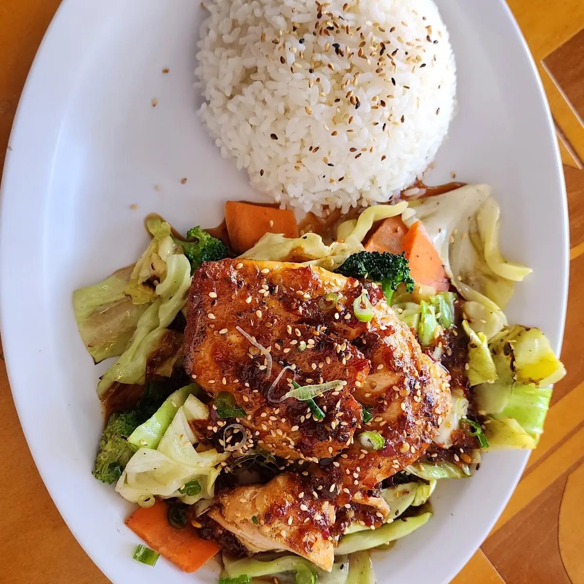 Spicy Salmon Teriyaki