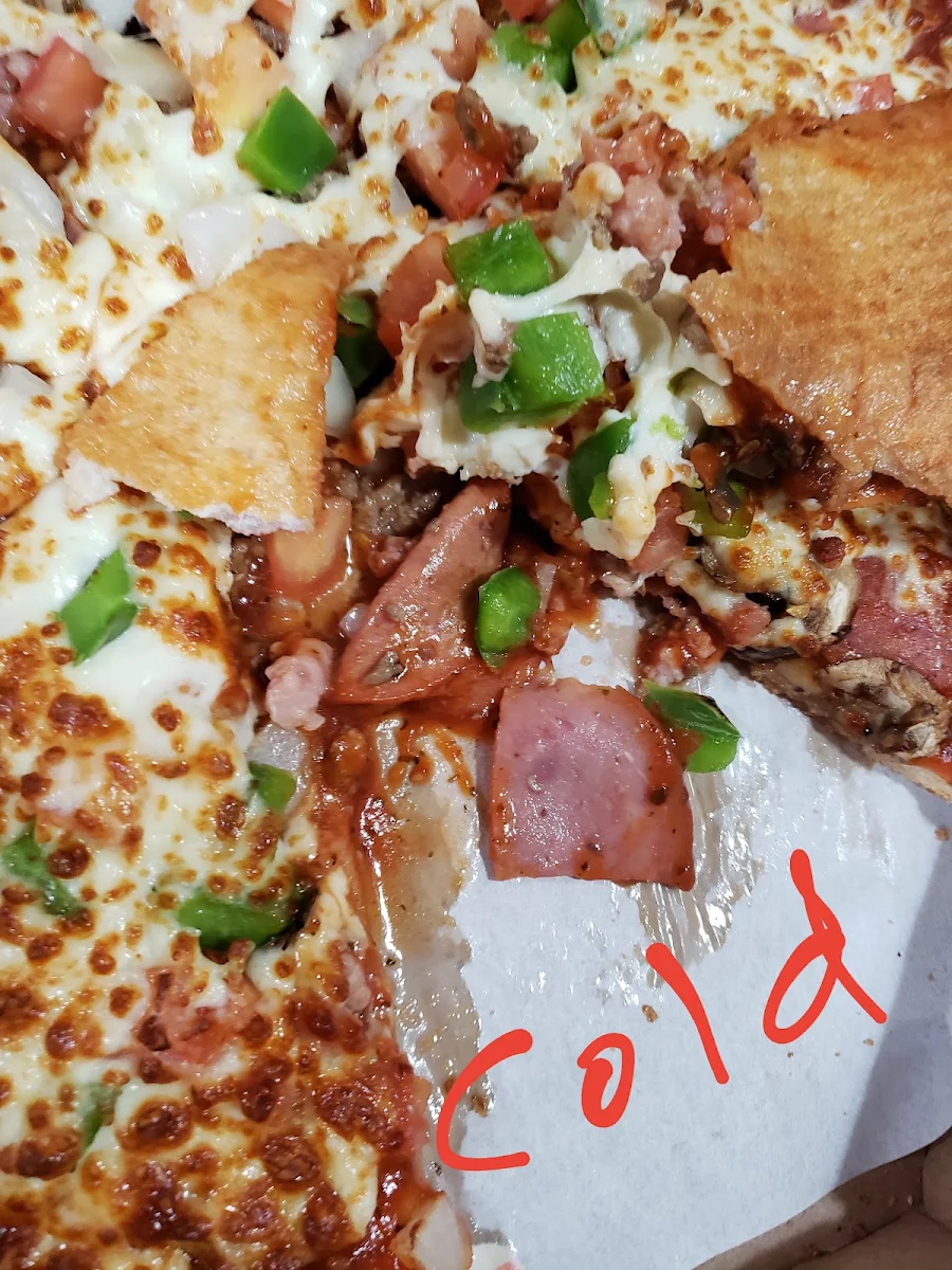 1 3 Cooked Pizza, Pizza Delight