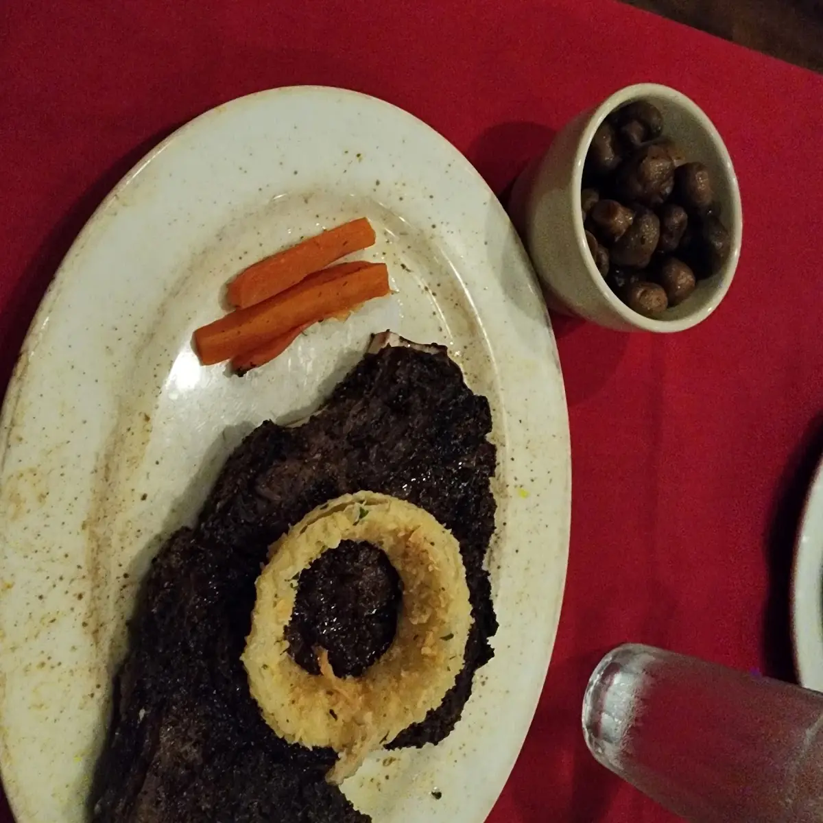 Bone in Ribeye Mushrooms