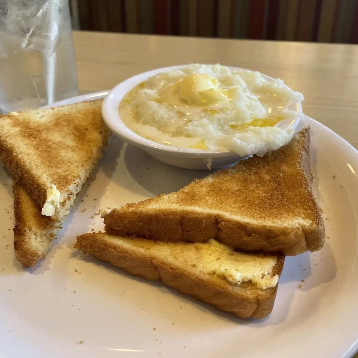 Grits Bowl with Toast