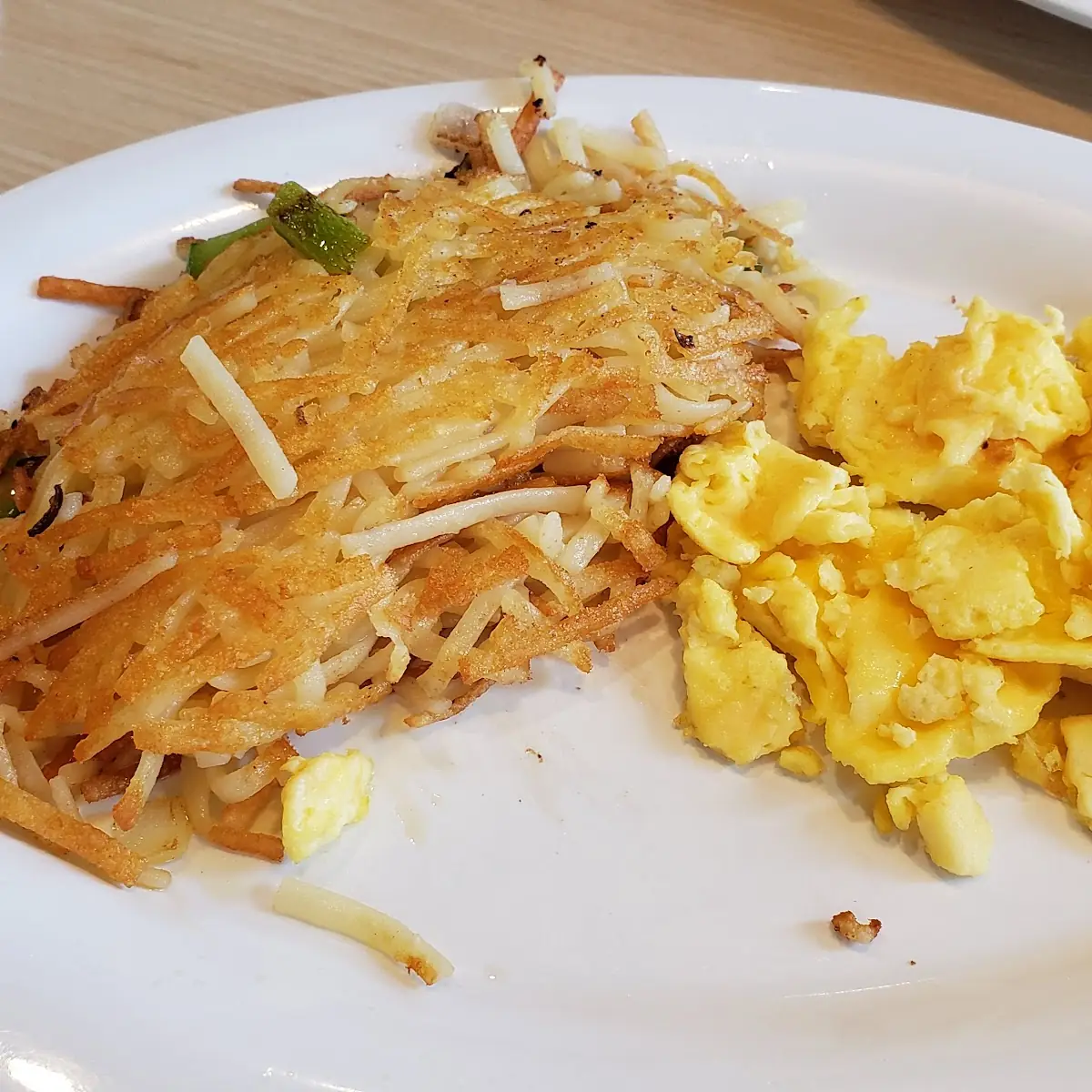 Hashbrowns All the Way with Two Eggs Combo