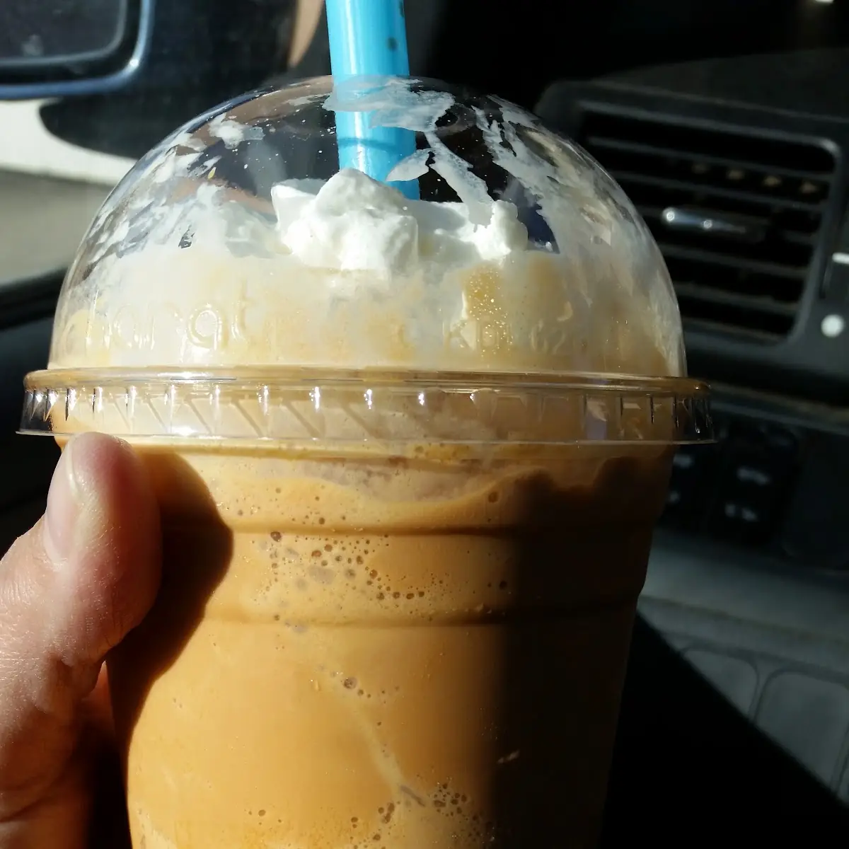 Blended Thai Tea with Boba