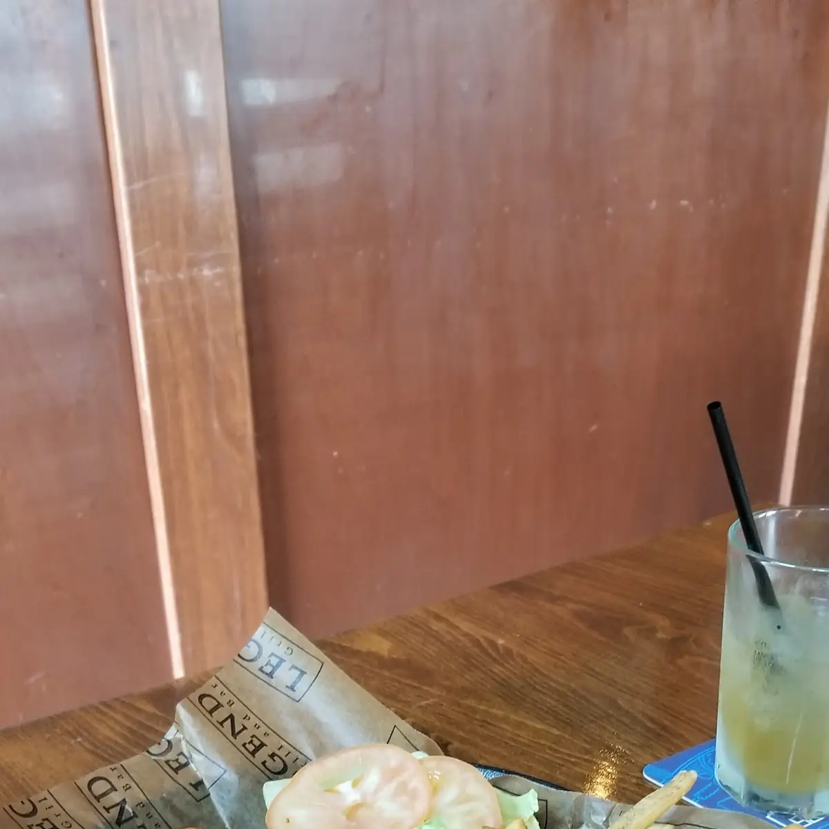 Legen Burger and Fries