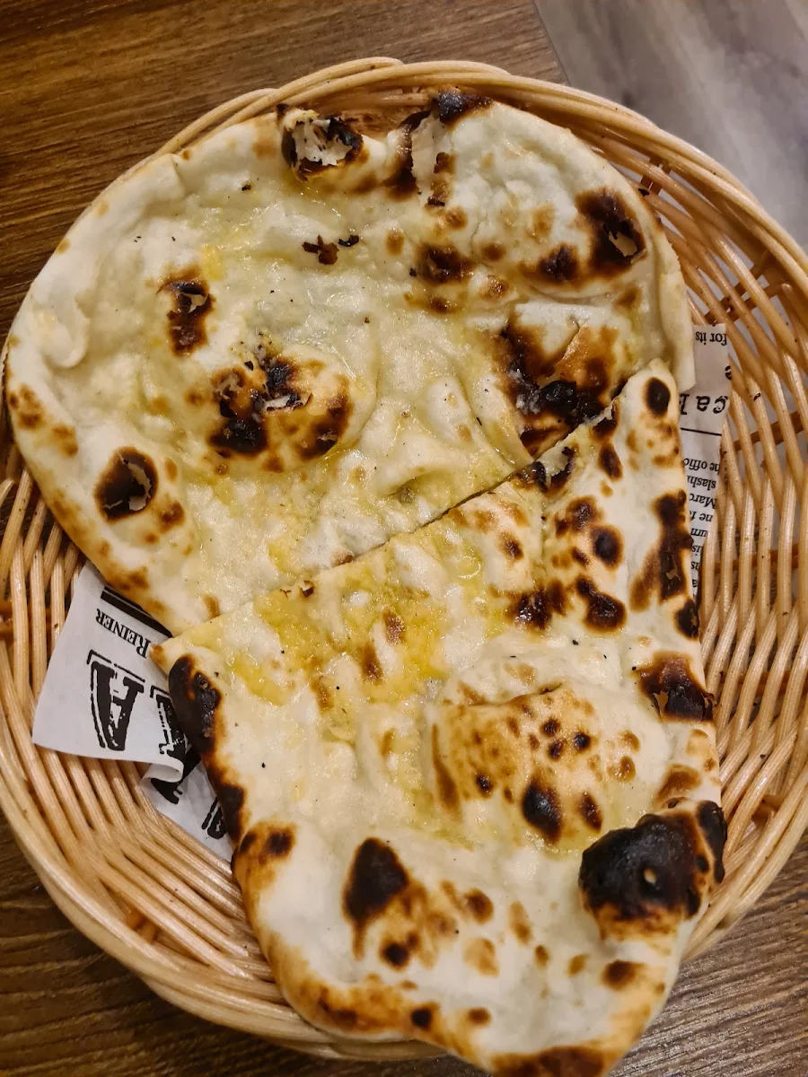 Garlic Naan, The Curry Club - Indian Restaurant