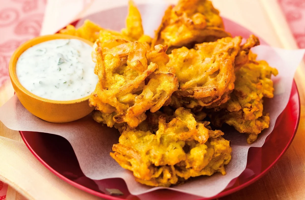 Onion Bhaji, The Curry Club - Indian Restaurant