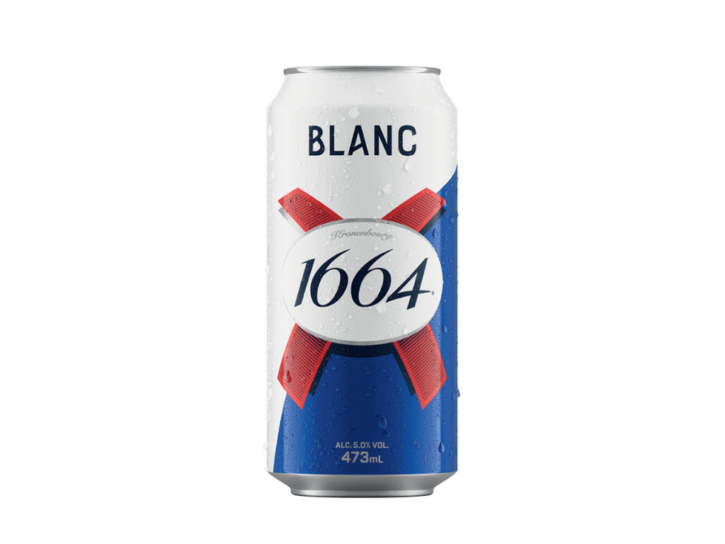Kronenbourg 1664 Blanc Individual 473ml Can Beer, Score Pizza