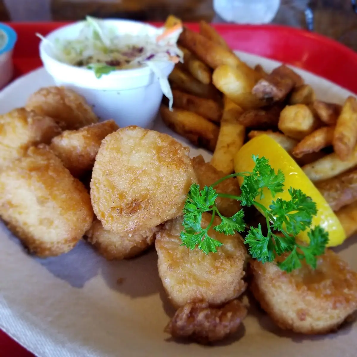 Fried Scallops Platter