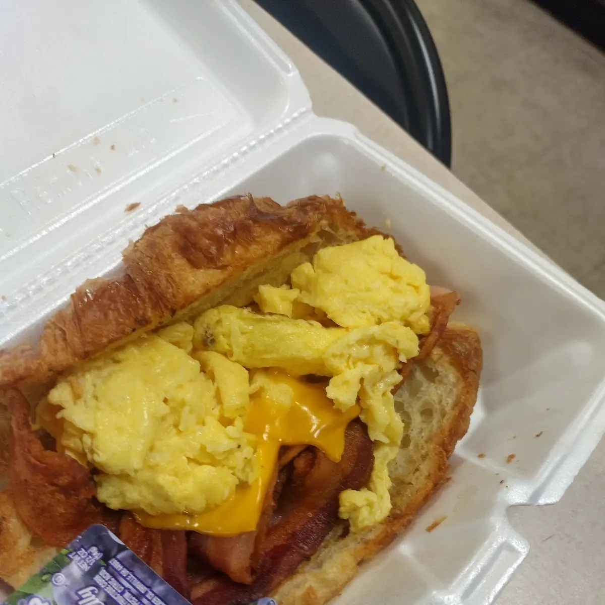 Bacon Egg Cheese Croissant