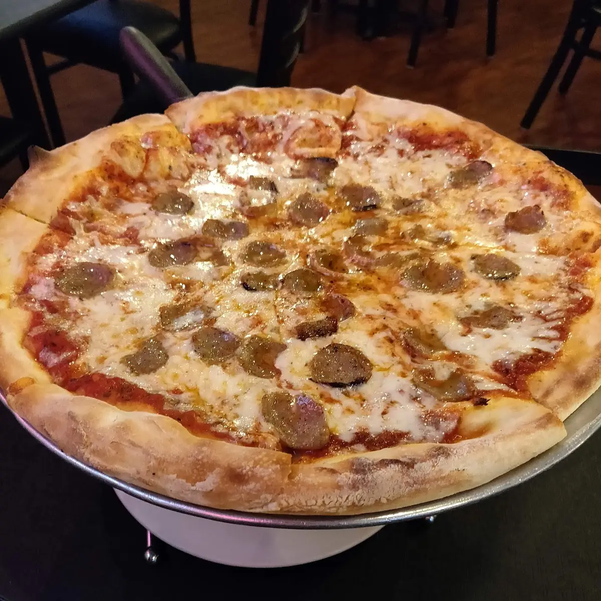 Pepperoni and Ricotta Cheese Pizza