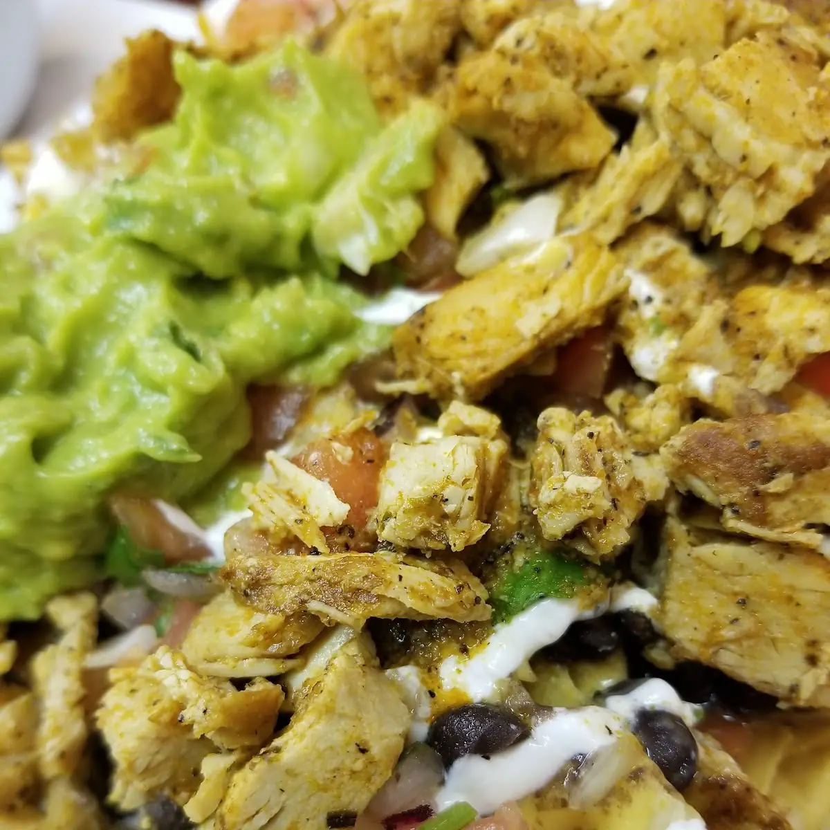 Spicy Chicken Nachos