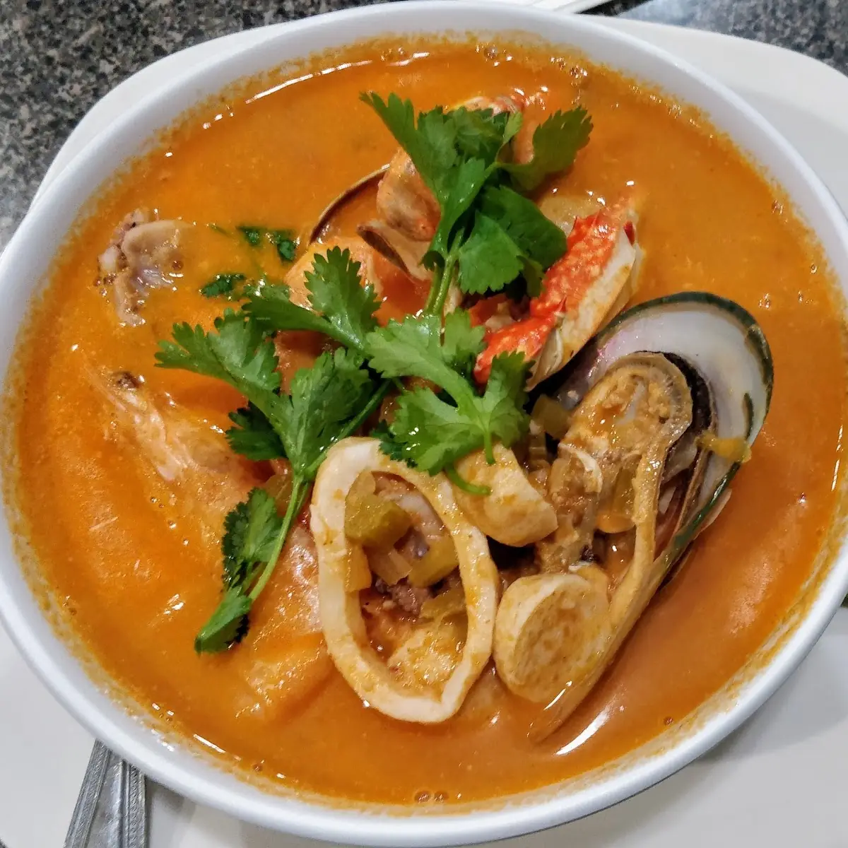 Sopa Siete Mares Con Crema