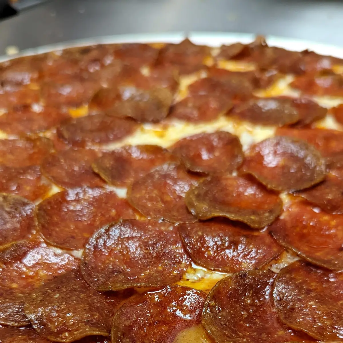 Thin Crust Pepperoni Pizza