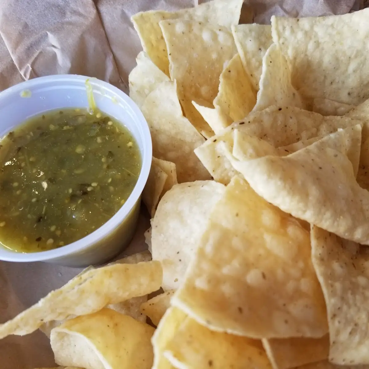 Chips and Salsa Verde
