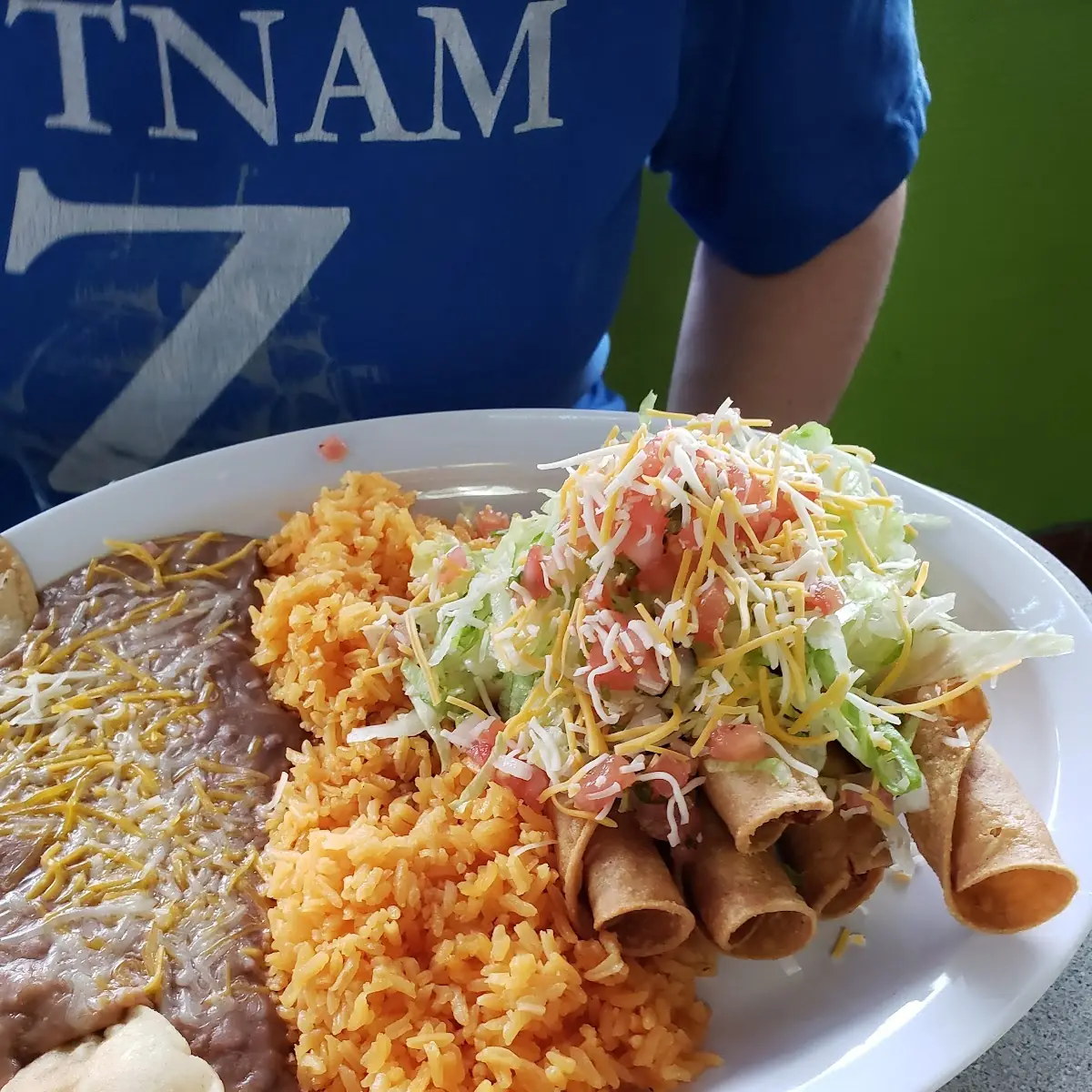 Rolled Tacos Platter