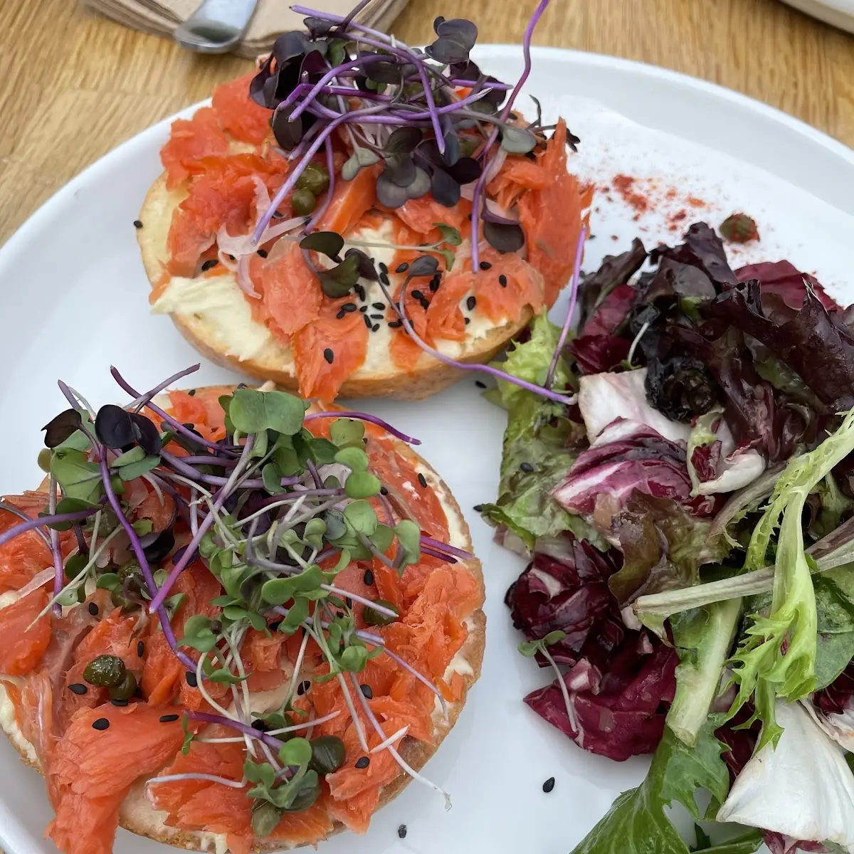 Smoked Salmon Bagel