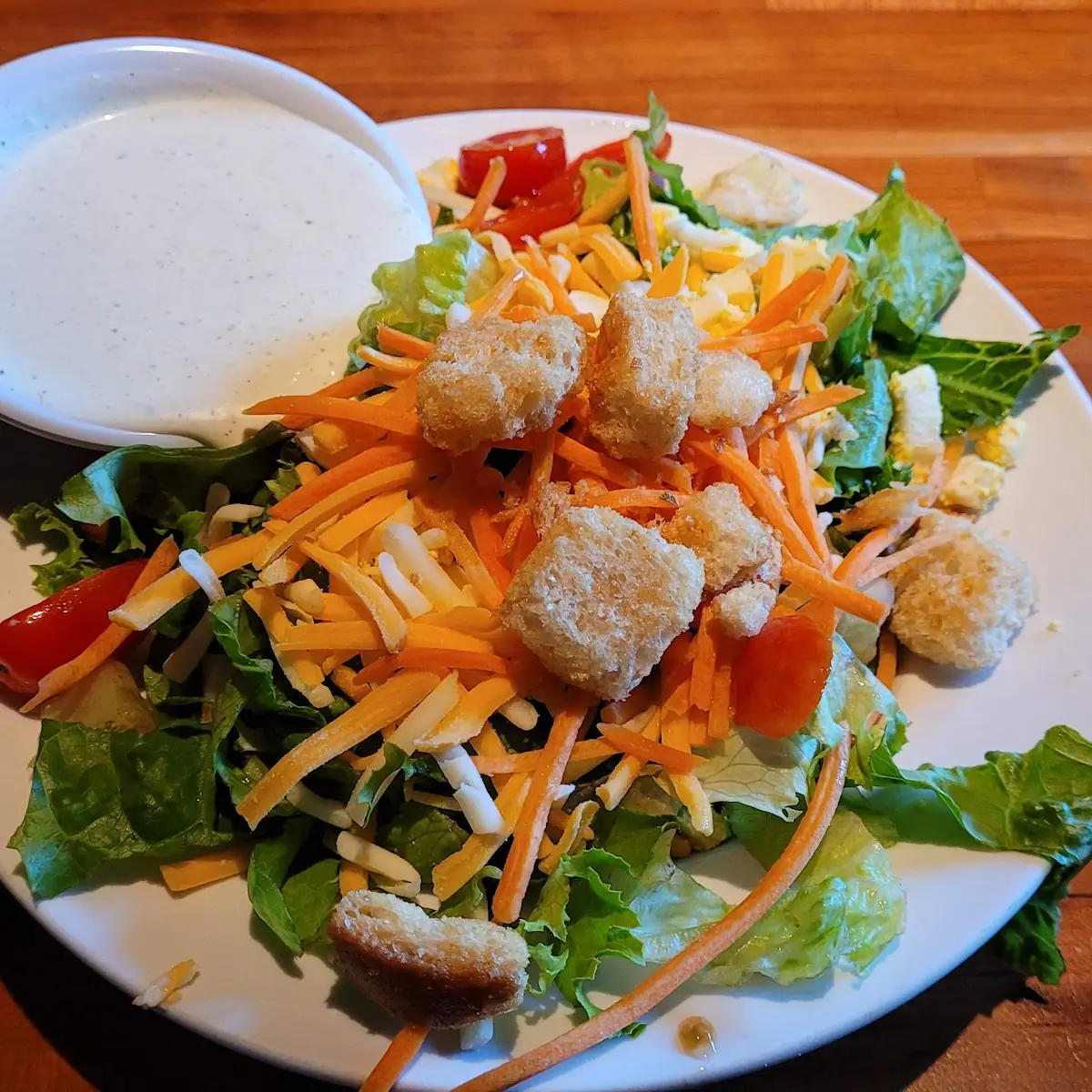 Crispy Chicken Tender Salad