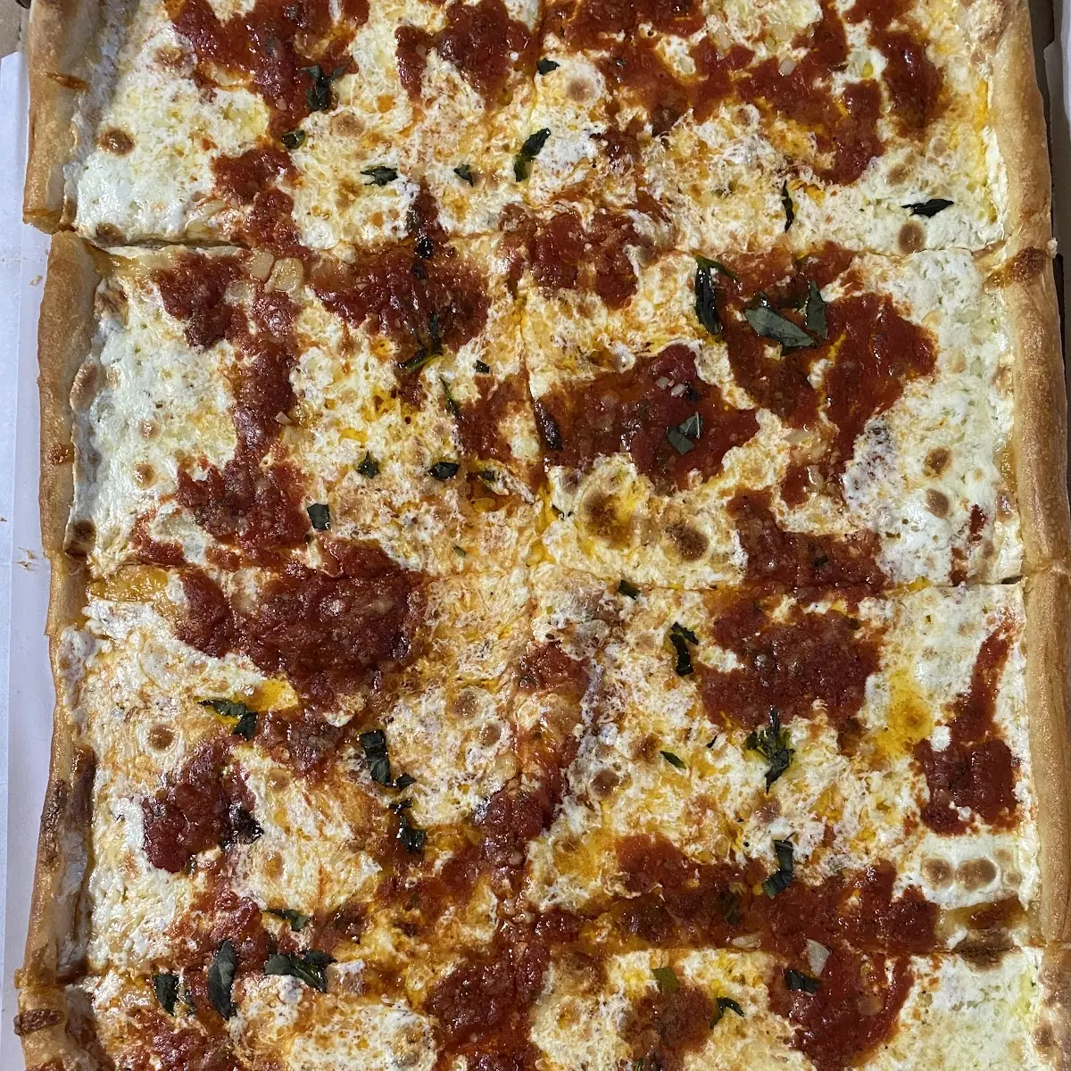Sicilian Cheese Pizza