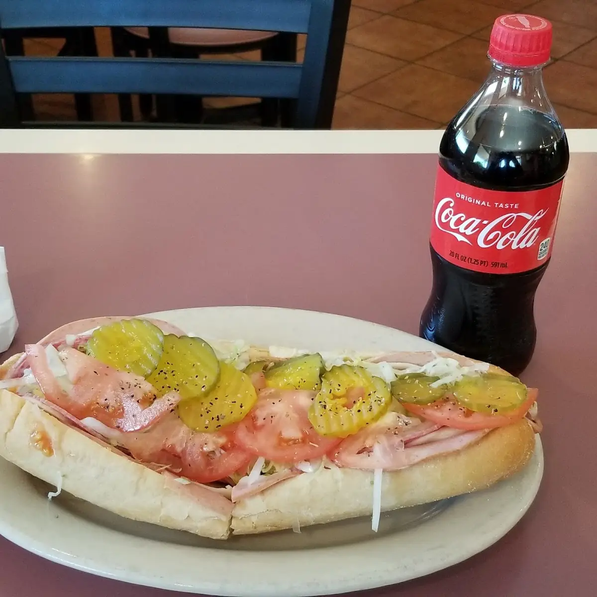 Italian Sub Coke Classic Drink