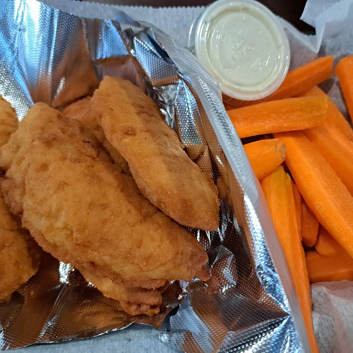 Chicken Tenders & Carrot Sticks