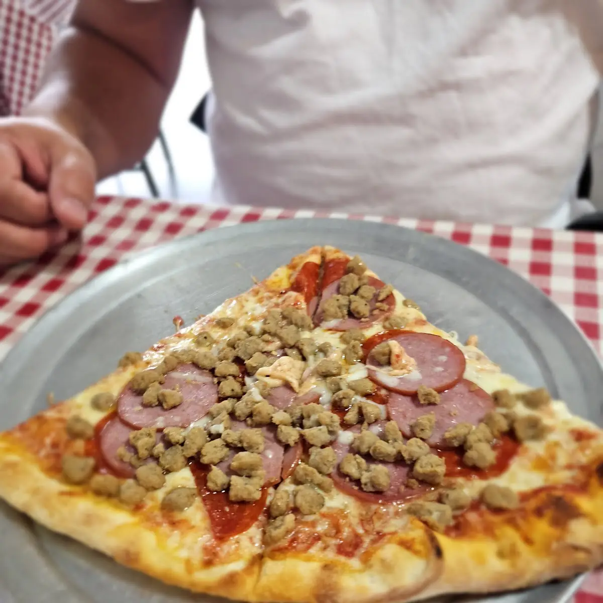 Meat Lovers Pizza Slice