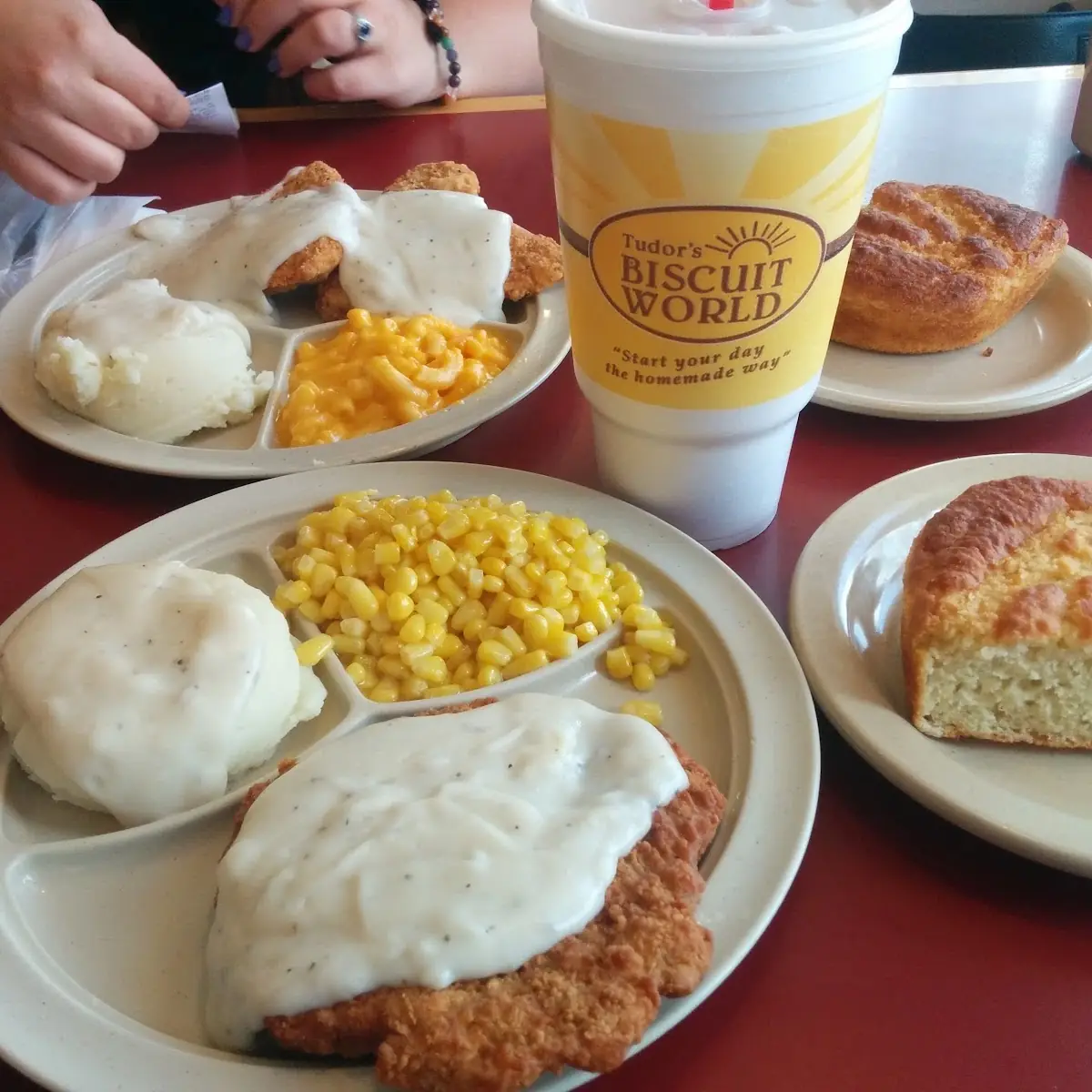 Fried Steak and Fried Chicken Dinners