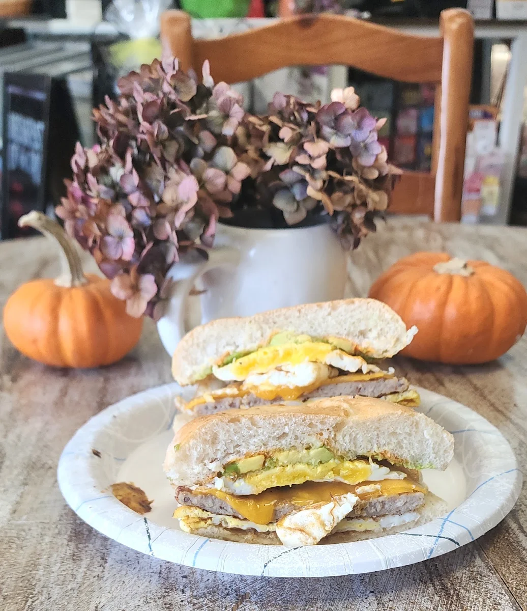 Sausage Egg and Cheese Sandwich