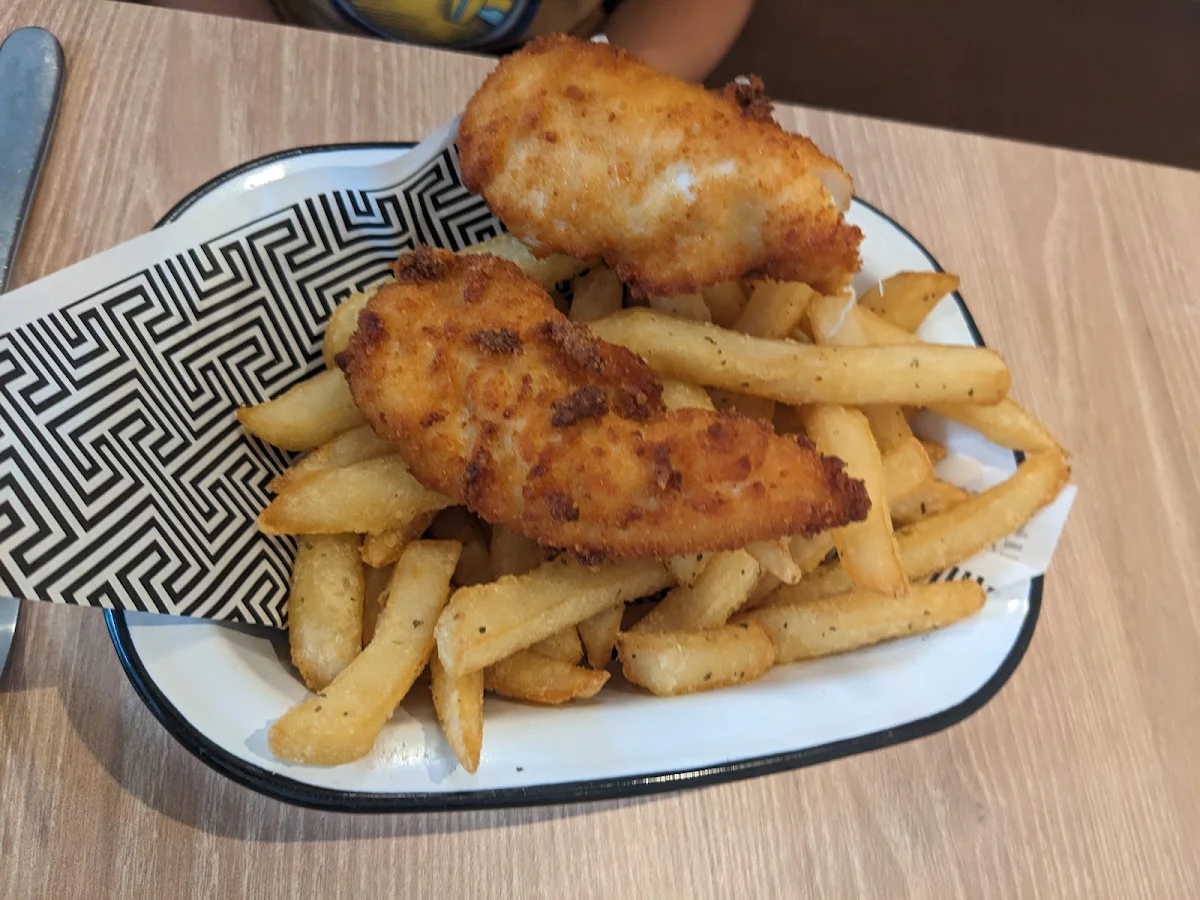 Kids Schnitzel, Zeus Street Greek Cherrybrook