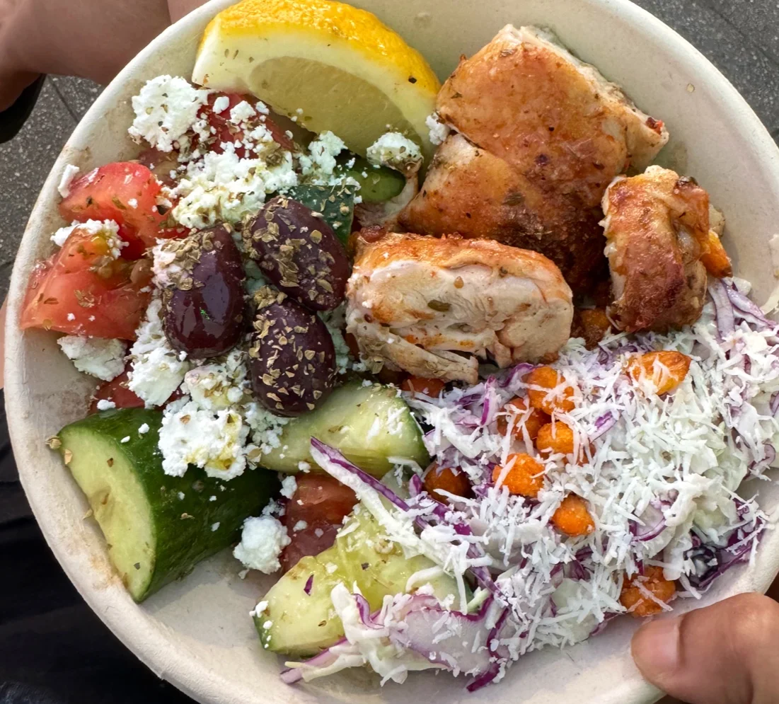 Spartan Chicken Bowl, Zeus Street Greek Cherrybrook