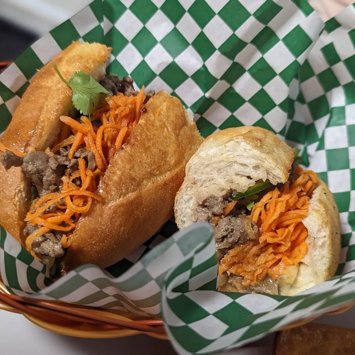 Lemongrass Beef Banh MI
