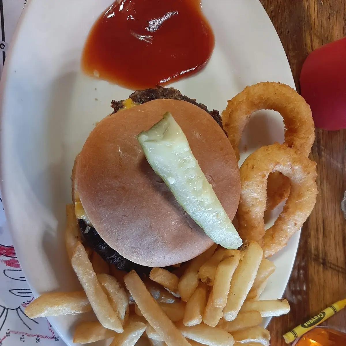 Cheeseburger & Fries