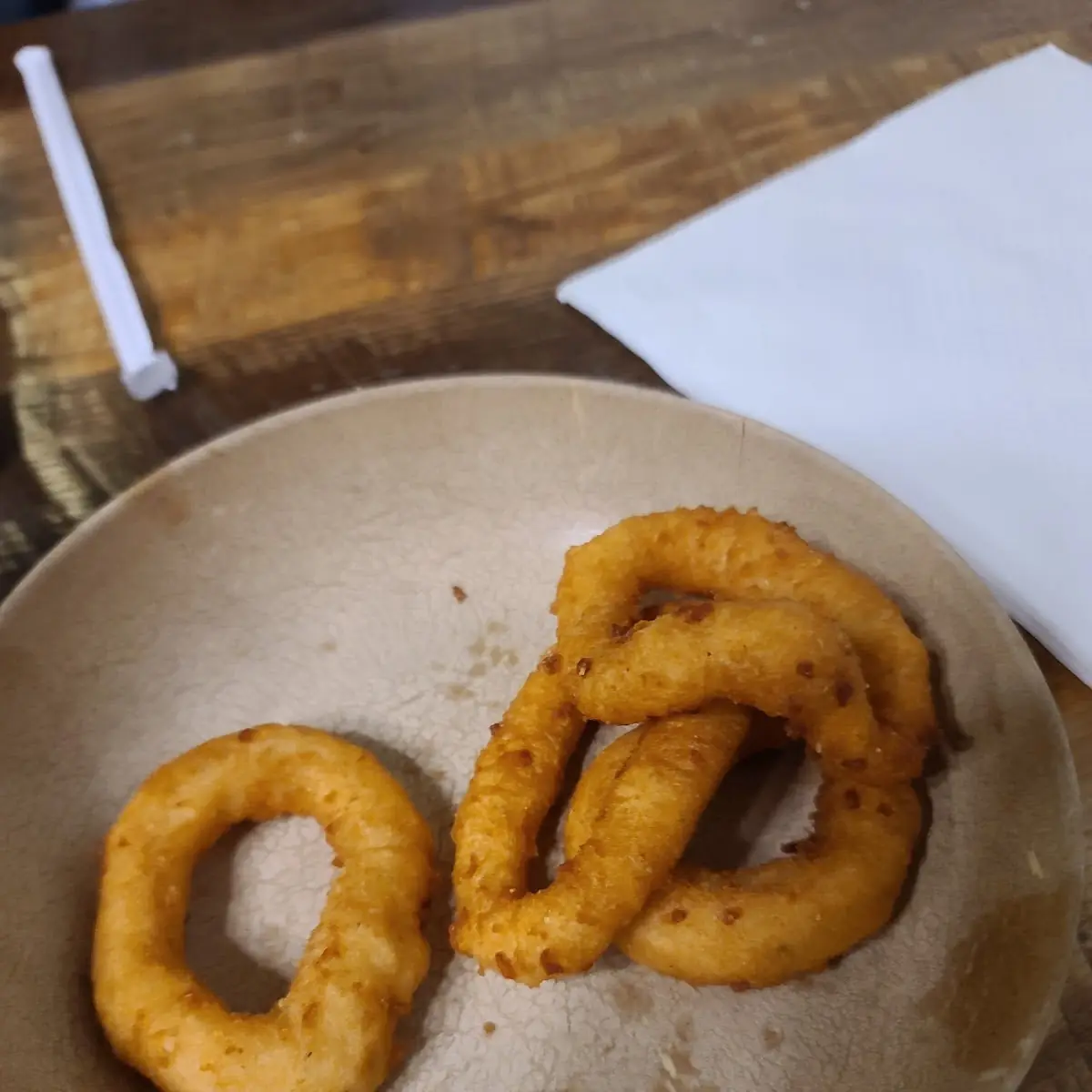 Crispy Onion Rings on the Side