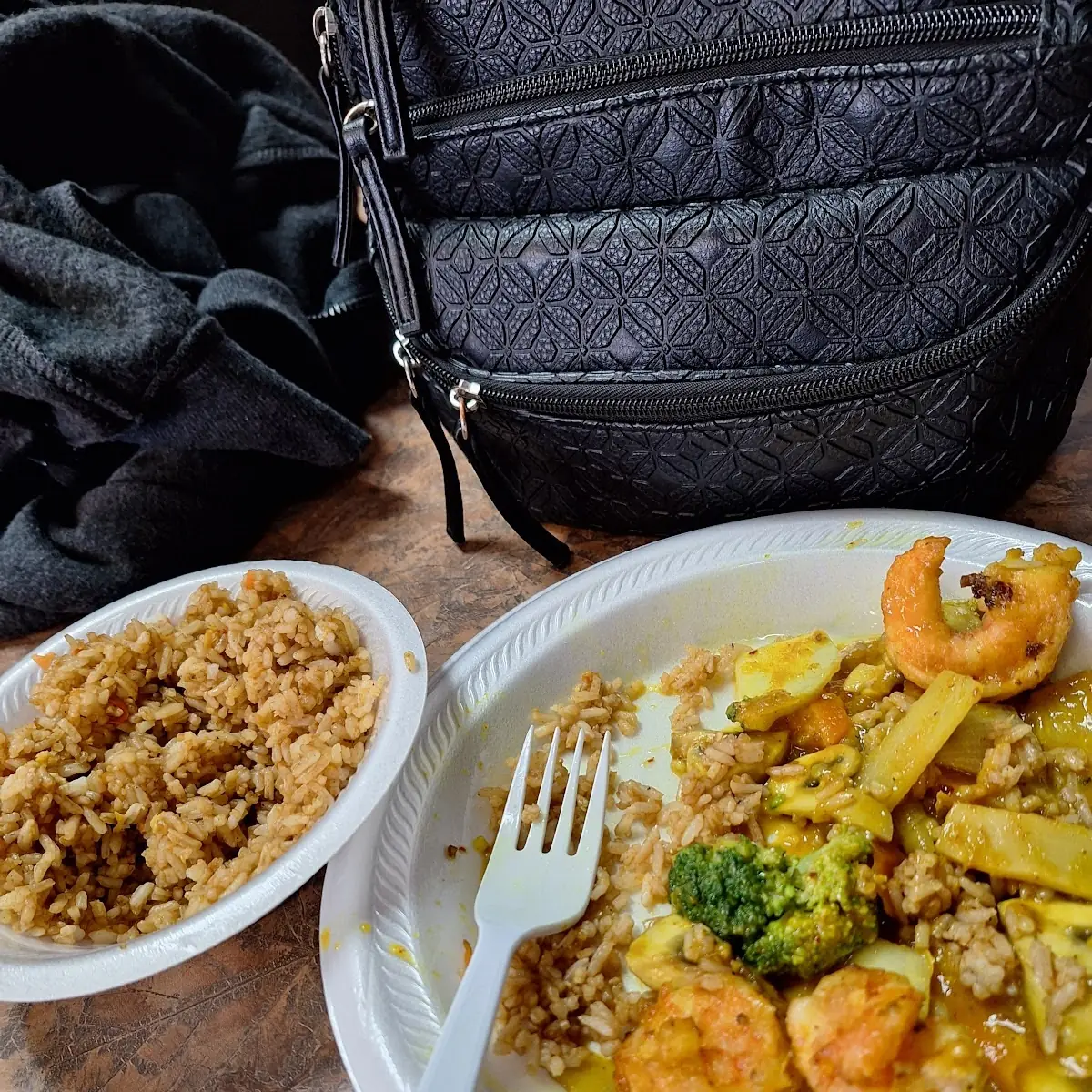 Curry Chicken with Fried Rice