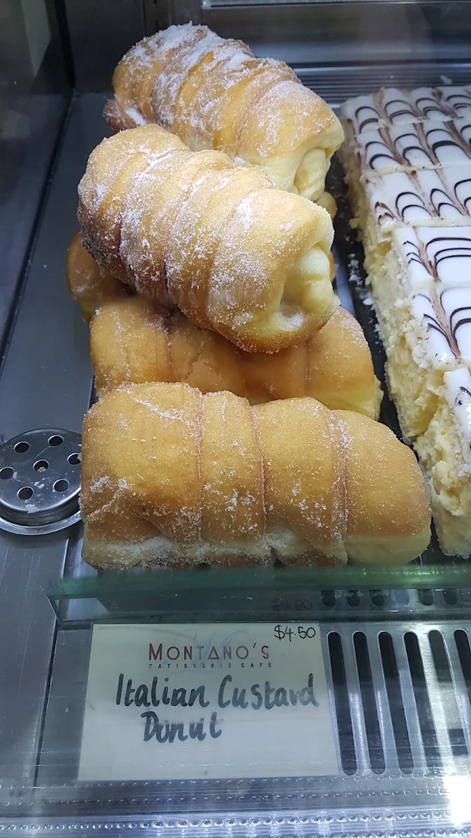 Italian Custard Donut, Montano's Patisserie Cafe.