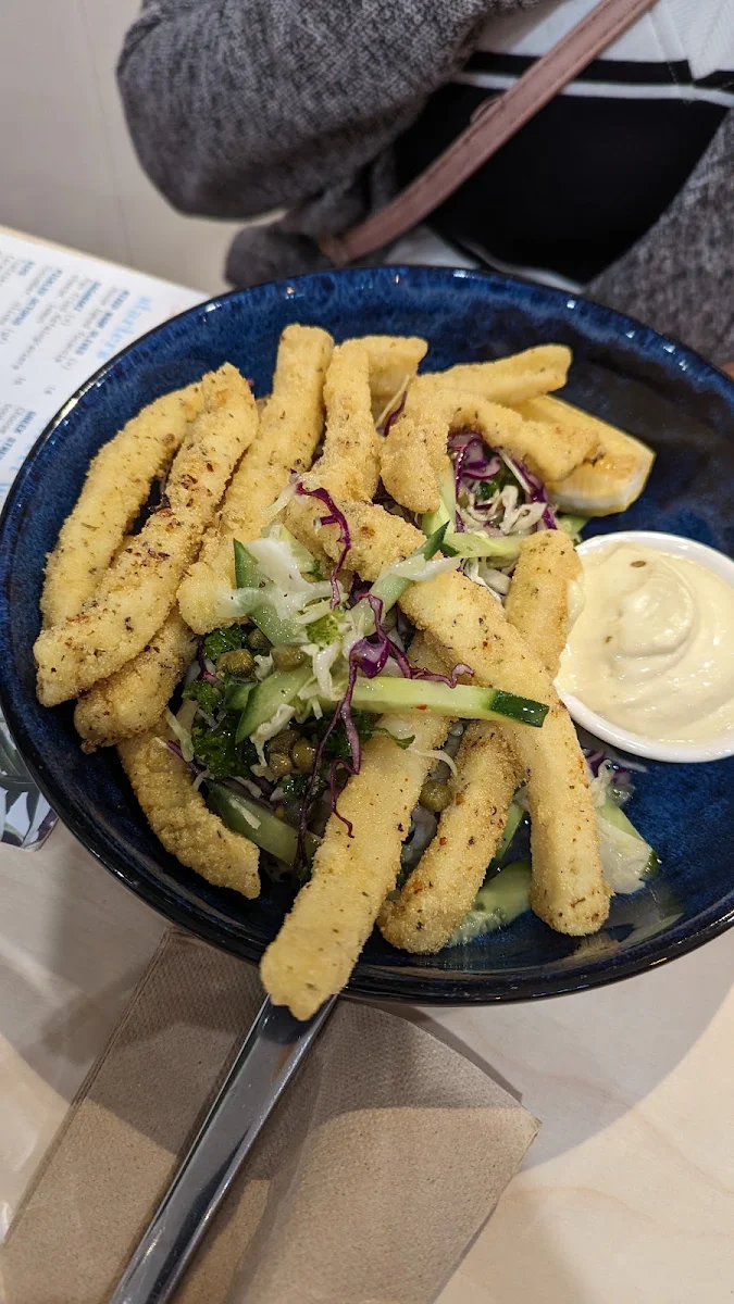 Lemon Pepper Calamari, Montano's Patisserie Cafe.