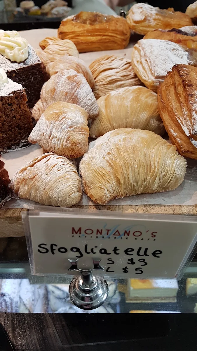 Sfogliatelle, Montano's Patisserie Cafe.