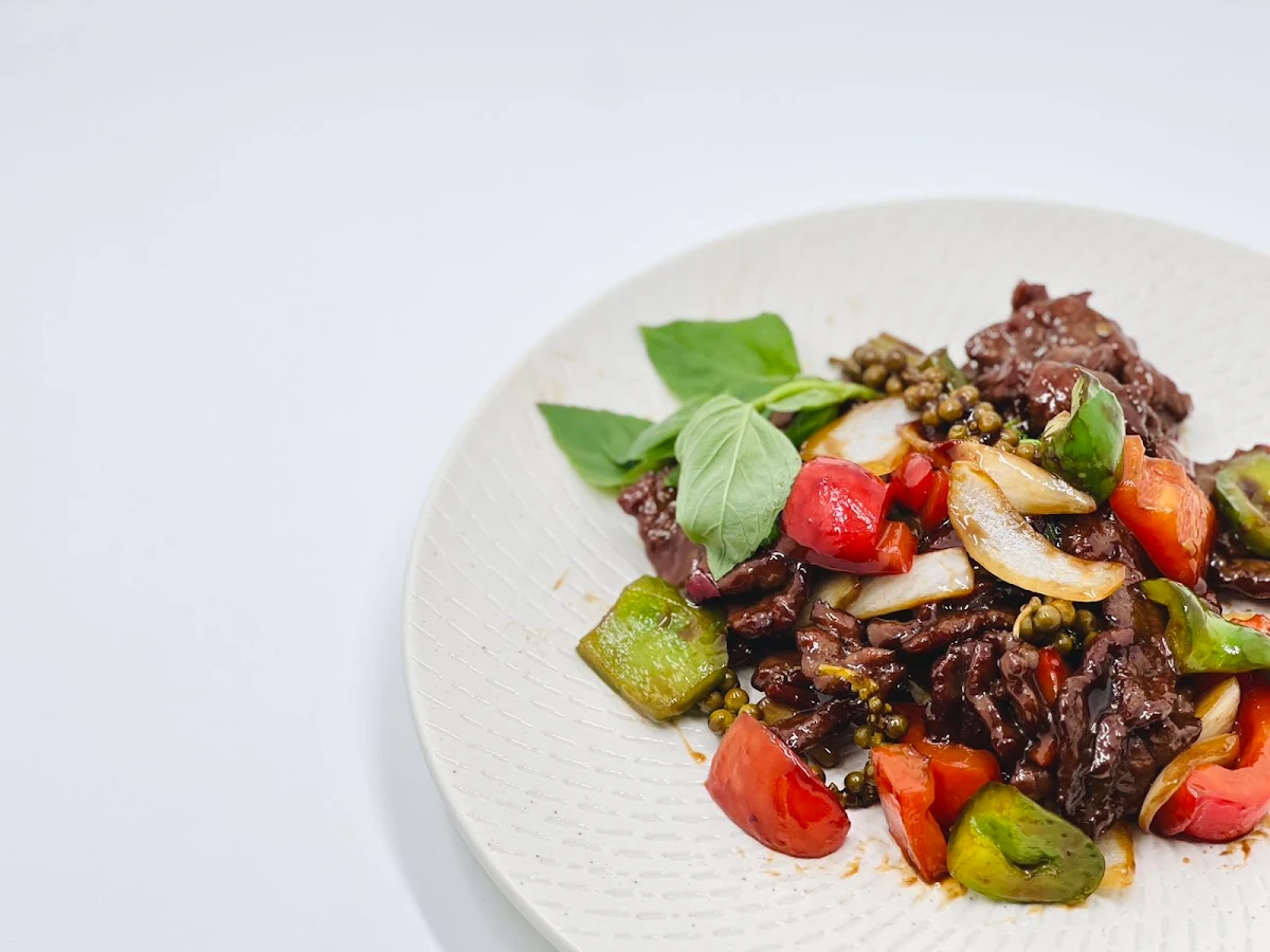 Thai Basil Beef with Rice Crispy Noodles Egg Fried Rice STRI-Fried Rice Noodles Dry Egg Noodles Main, Food World Asian Fusion