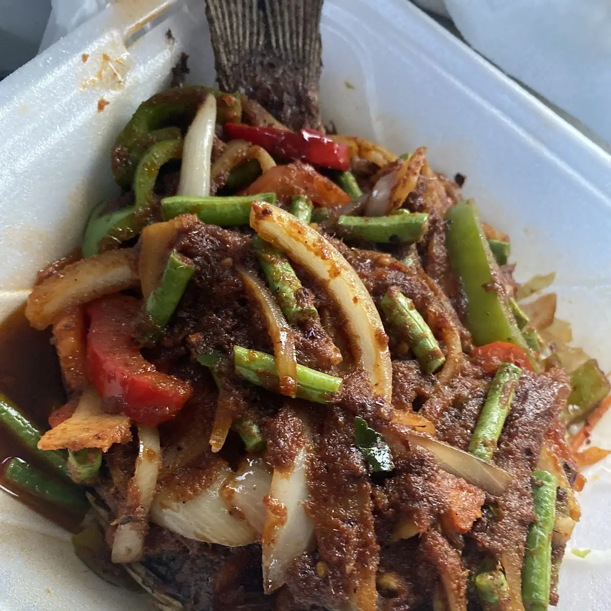 Fried Fish with Sauce
