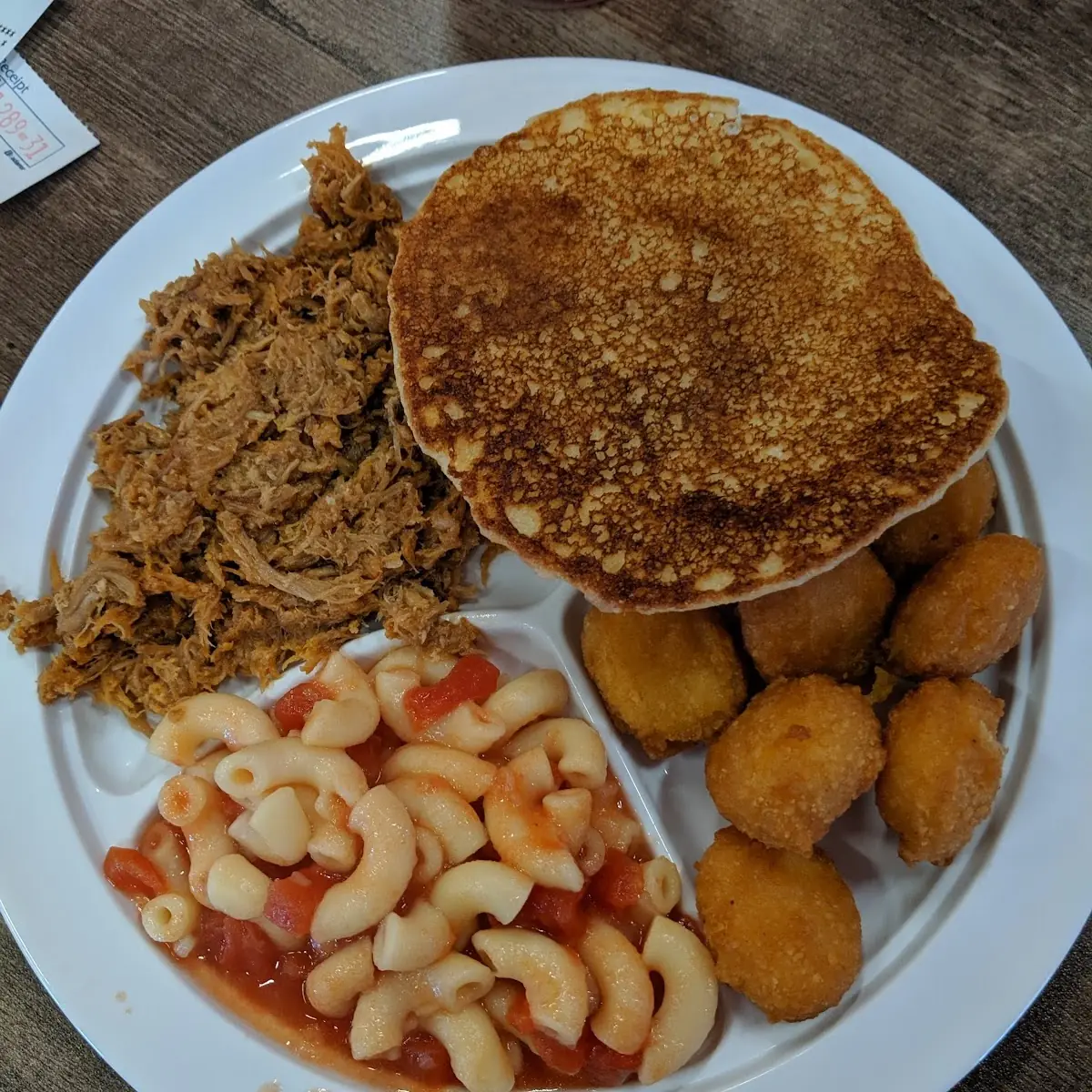 Pulled Pork Macaroni and Tomato