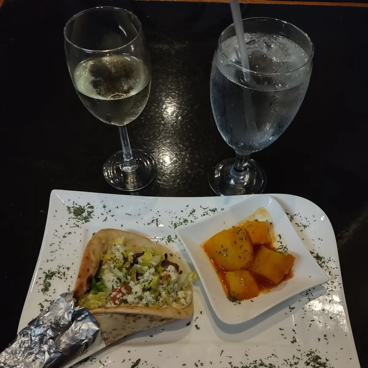 Lamb Gyro with Greek Potatoes