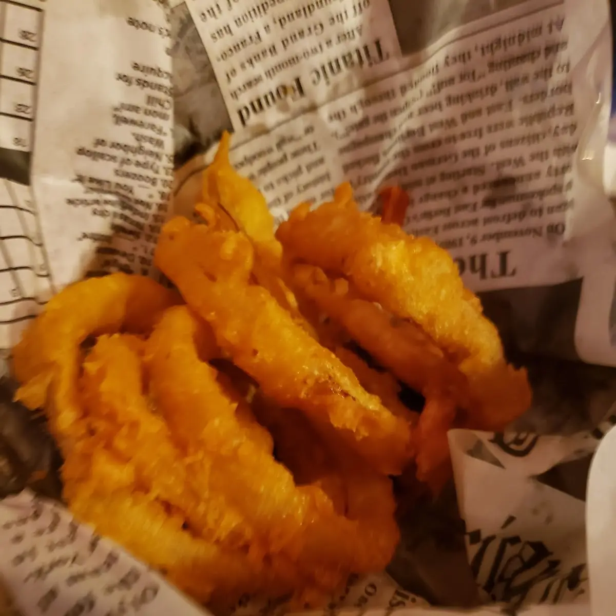 Hand-Dipped Onion Rings