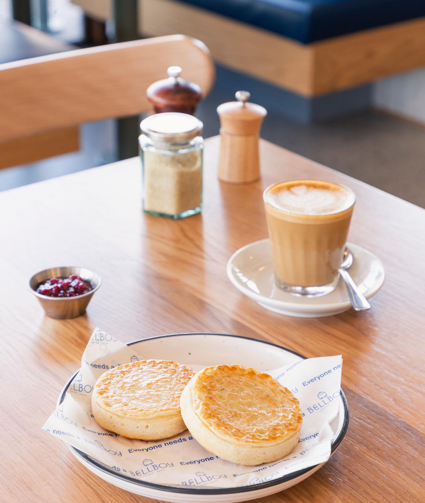 Housemade Sourdough Crumpets V