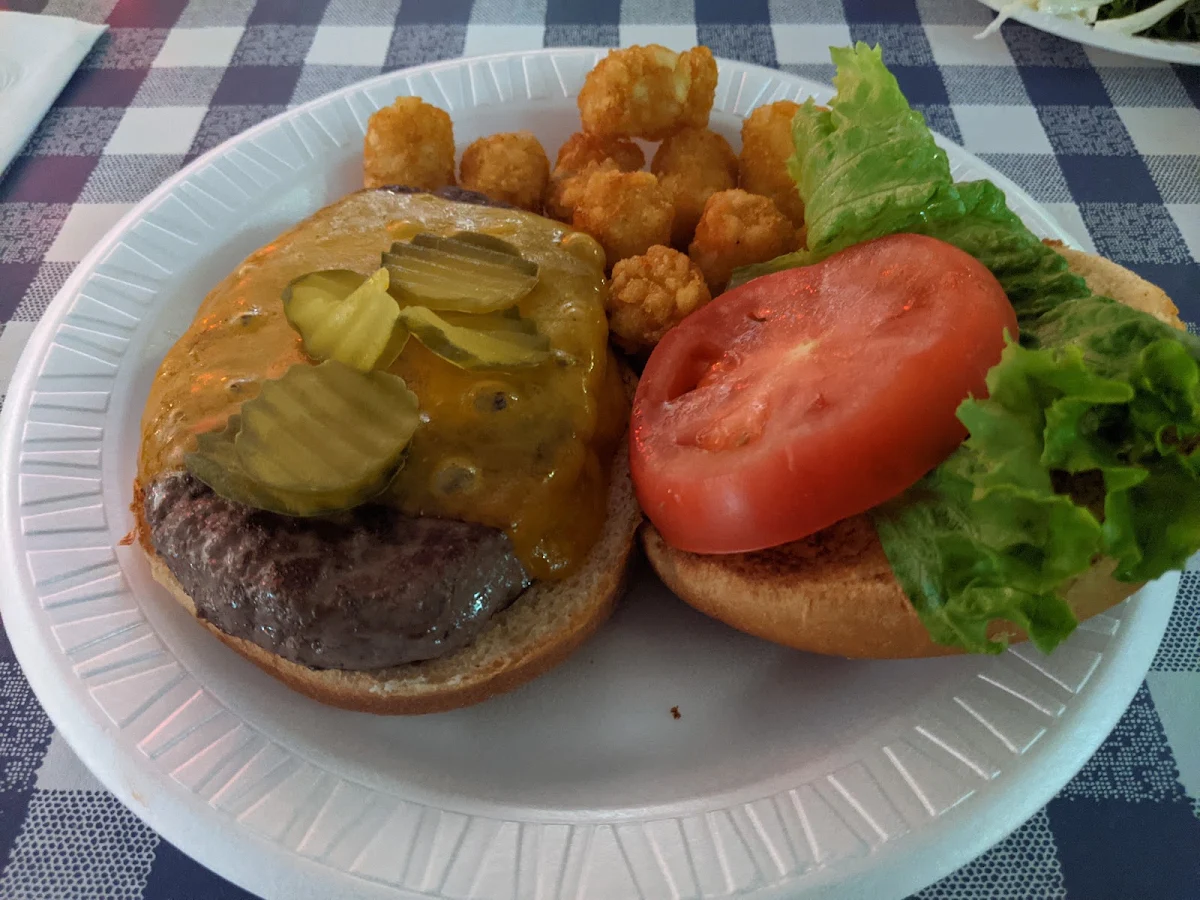 Burger and Tots