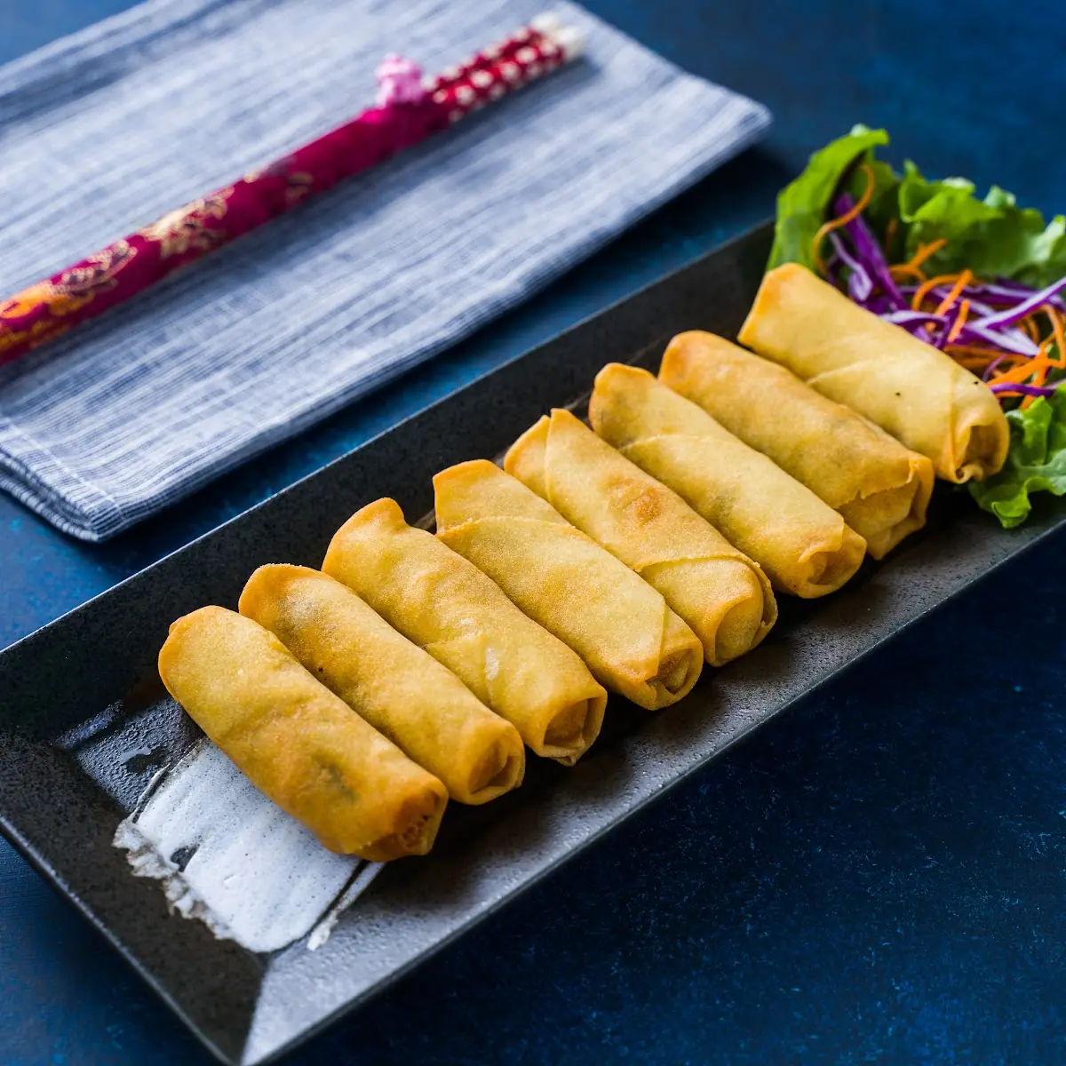 Fried Mini Spring Rolls 8 Pieces